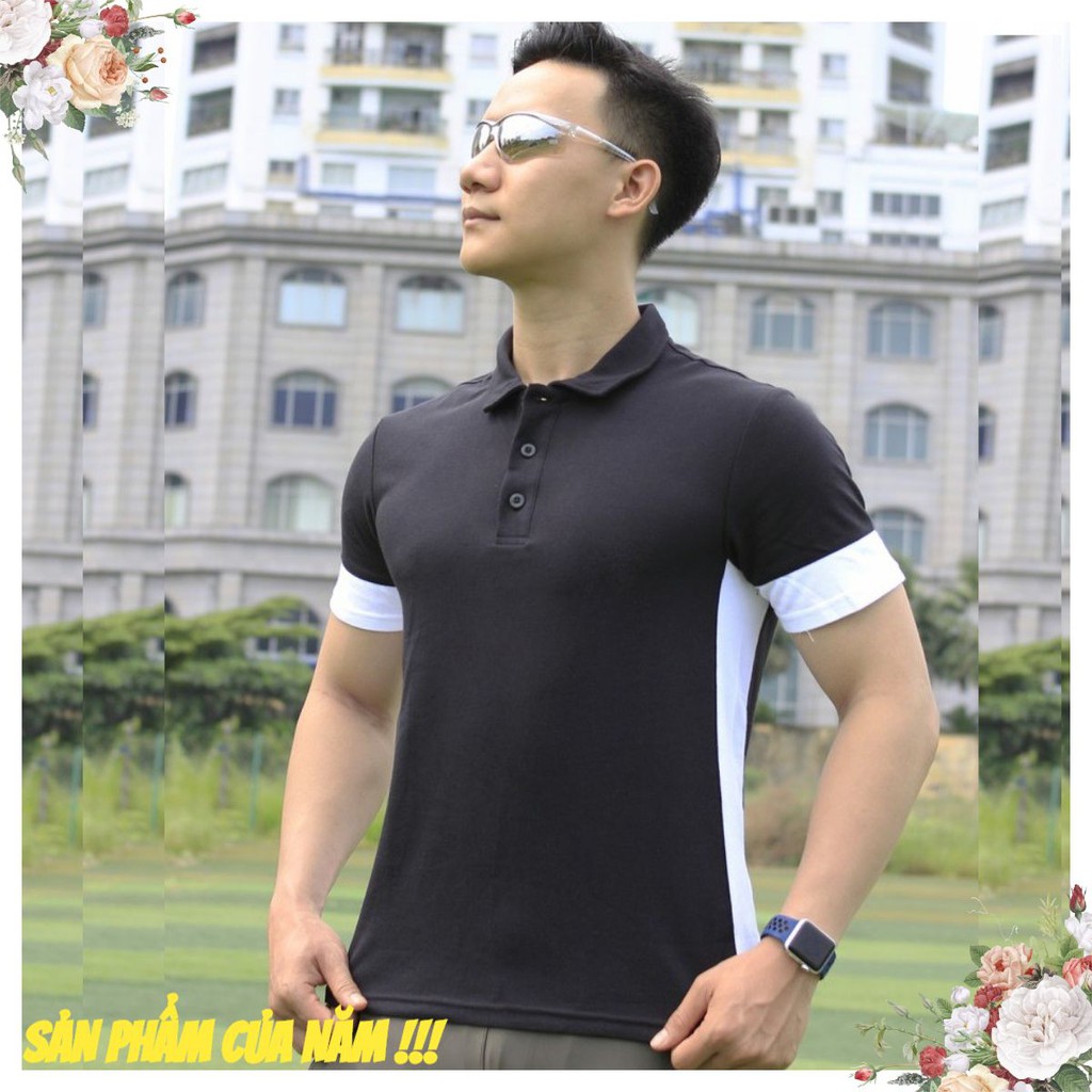 Áo Thun Nam Tay Ngắn | Áo Phông Nam Tay Lỡ Cổ Đứng Thời Trang Cao Cấp A02-04 eqsport