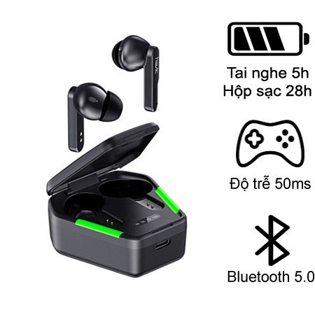 Tai nghe bluetooth gaming Havit TW938 - Độ trễ thấp, giá thấp nhất thị trường