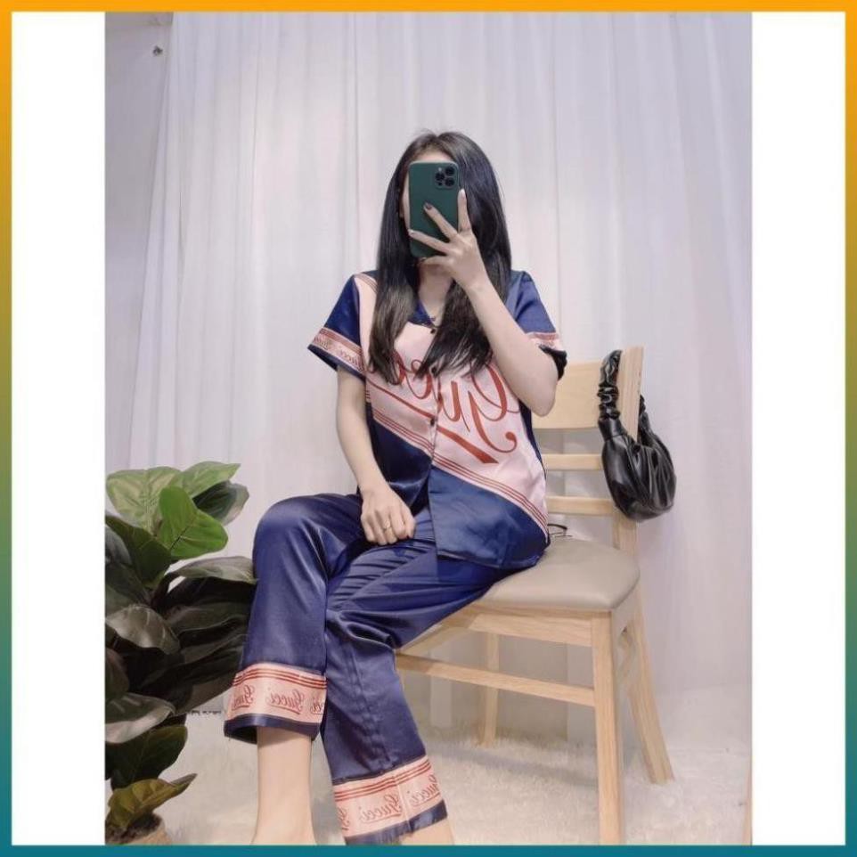 Bộ Đồ Pijama- Bộ Lụa Satin Mặc Nhà Hàng Cao Cấp Loại 1 | BigBuy360 - bigbuy360.vn