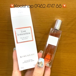 ❤️Nước hoa Givenchy Live Irrésistible mini size 15ml thơm phê luôn💕