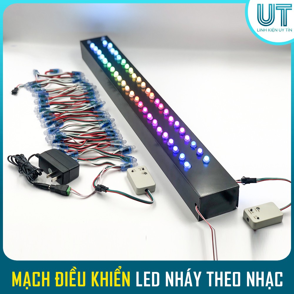 Mạch điều khiển ĐÈN LED nháy theo nhạc 1903 FullColor 16 triệu màu - 200 hiệu ứng có APP điều khiển trên điện thoại