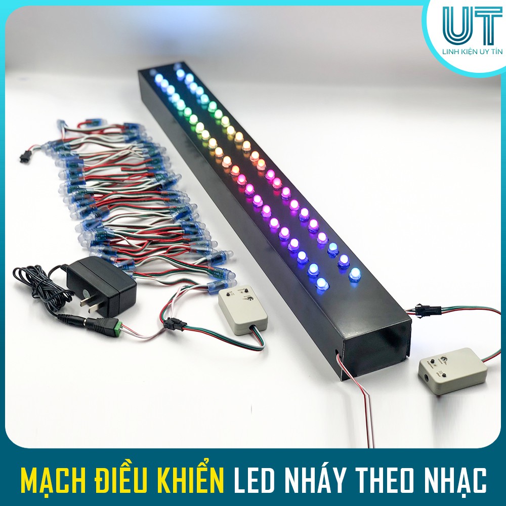 Mạch LED nháy theo nhạc 1903 FullColor - Bản 2024 - Mỗi cột 50 - 100 L