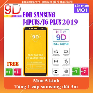 Kính cường lực 9D full màn Samsung J6 Plus loại 1 bảo vệ toàn màn hình