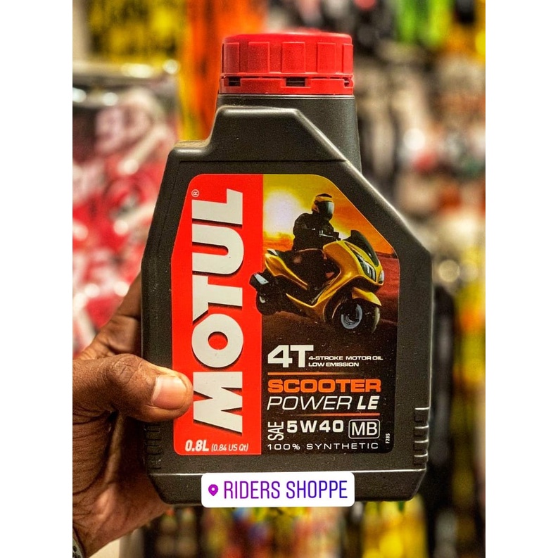 Dầu nhớt xe tay ga Motul Scooter Power LE 5W40 800ml tổng hợp