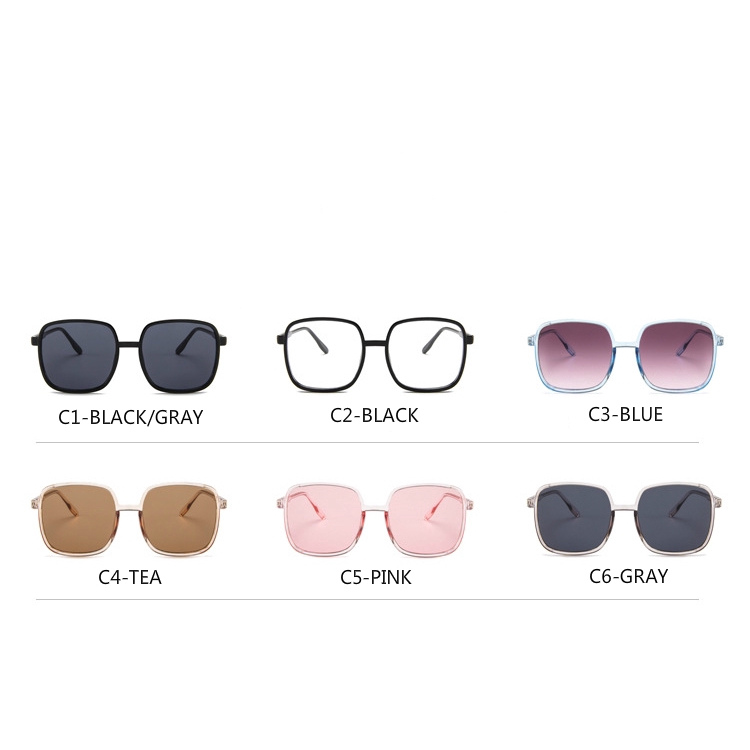 Kính Mát Gọng Lớn Phong Cách Hàn Quốc Cho Nam Và Nữ