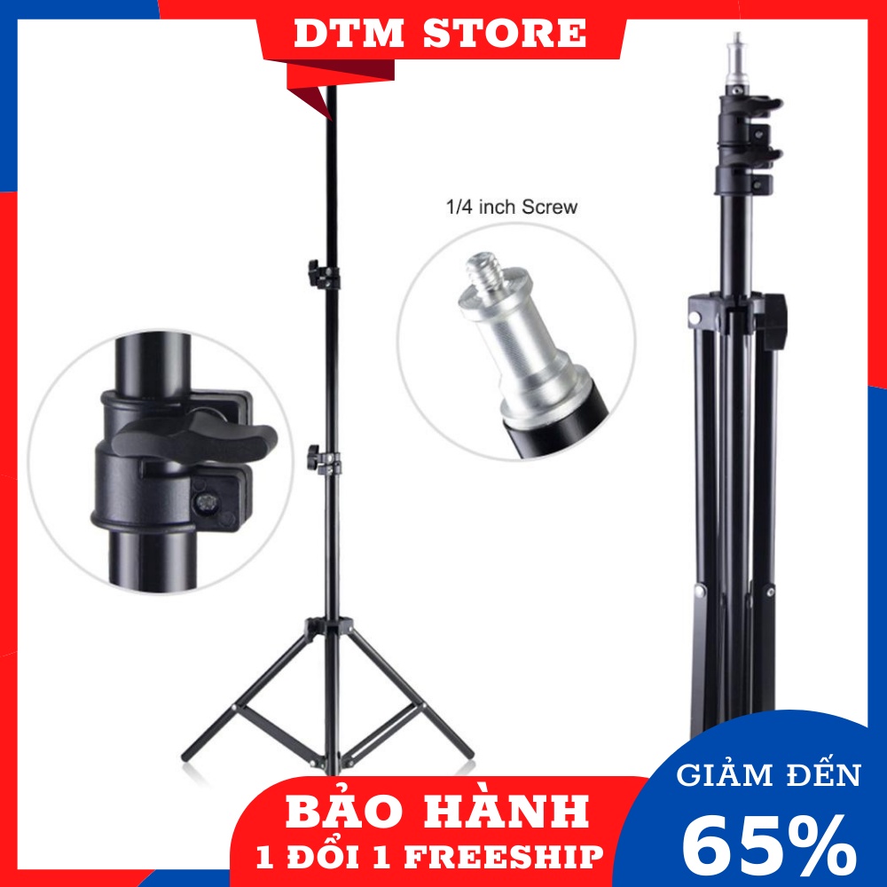 cây livestream,giá đỡ livestream,quay tiktok 3 chân tripod cao từ 65cm đến 2m [Chân đế,Tripod,Gía đỡ DTM]