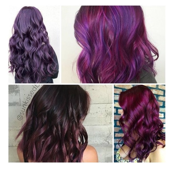Thuốc Nhuộm Tóc Màu Tím 0/22 Violet Hair Dye Cream Lên Màu Chuẩn Cần Nâng Tông Tẩy Tóc