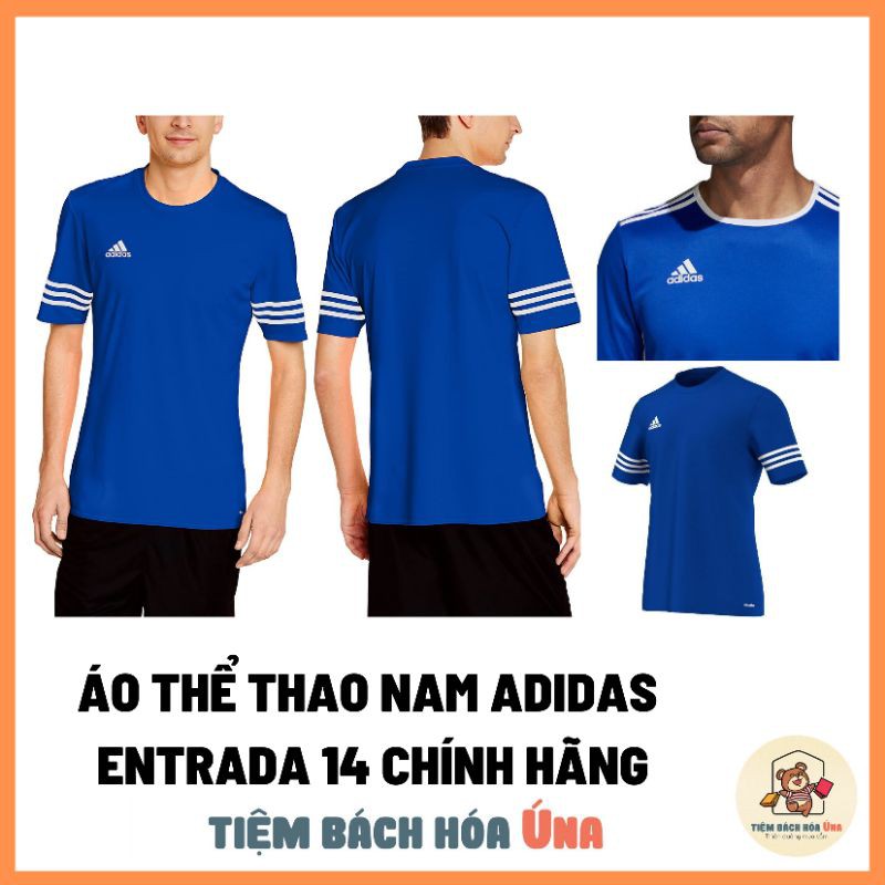 Áo thun thể thao nam đá bóng Adidas Entrada Jersey 14 chính hãng nhập UK