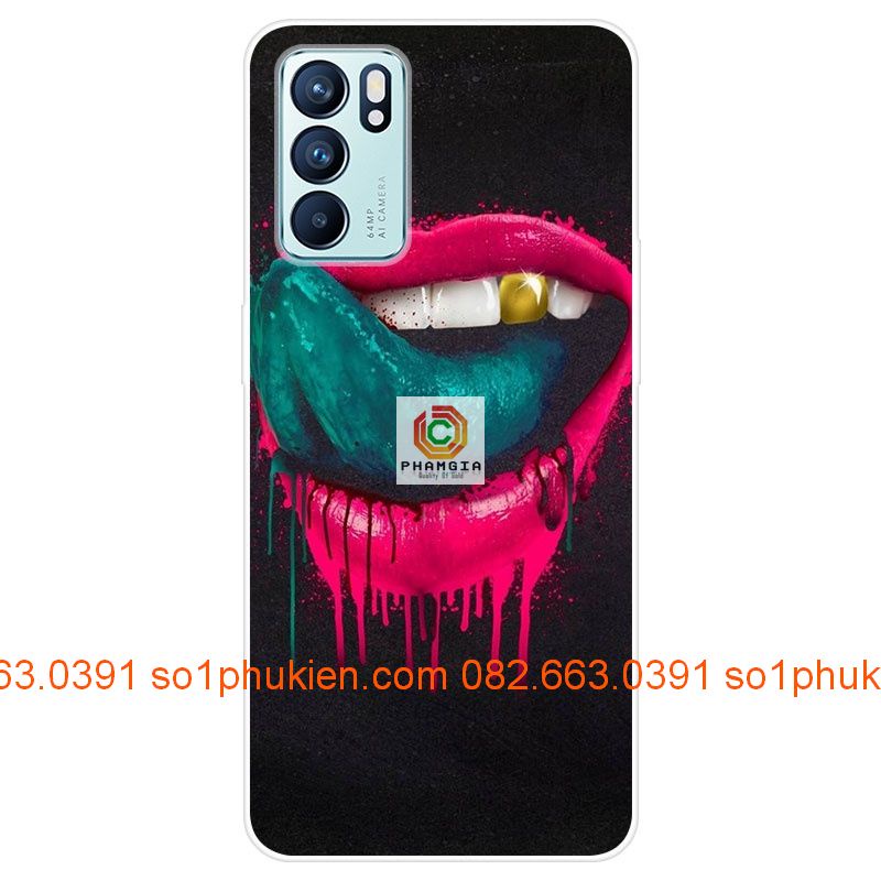 Ốp lưng Oppo Reno 6 5G dẻo in hình nhiều mẫu đẹp (p1)