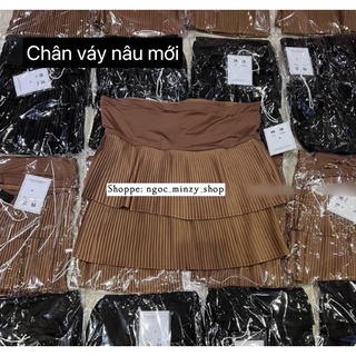 Chân váy bầu hai tầng , chân váy bầu xếp ly bầu không nhàu nát