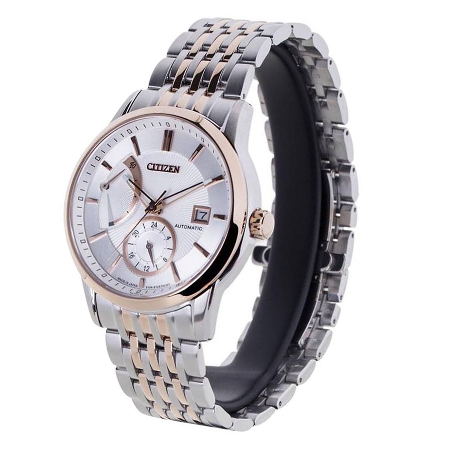 Đồng Hồ Nam Citizen Dây Thép Không Gỉ NB3004-55A - Mặt Trắng