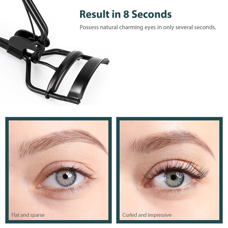 Sáng Bóng🌸Sẵn Sàng Giao Hàng🌸Dụng Cụ Bấm Cong Lông Mi 3D Màu Đen