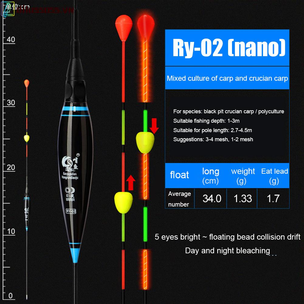 Phao Câu Cá Nano Dạ Quang Chuyên Dụng Chất Lượng Cao