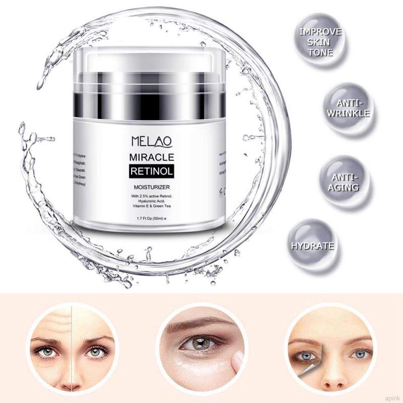 Kem Dưỡng Da Mặt MELAO Retinol Giữ Ẩm Săn Chắc Và Sáng Da Dễ Hấp Thụ
