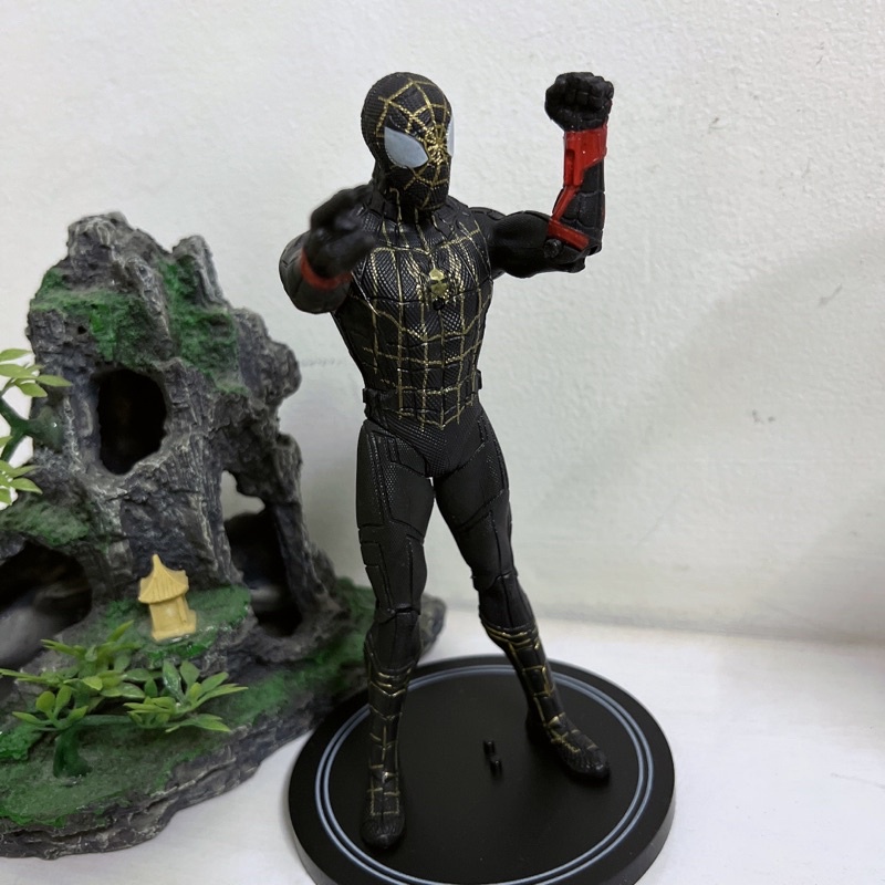 Người nhện đen Spider man mô hình đô chơi marvel