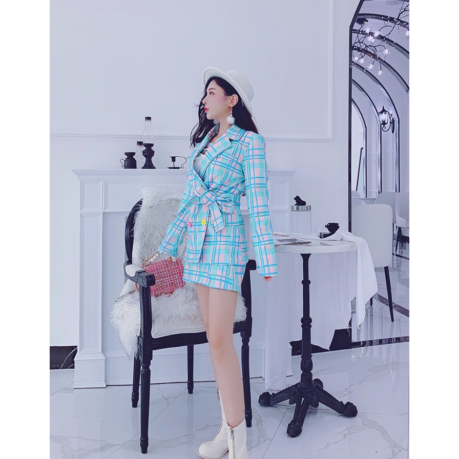 Sét bộ vest nữ mùa đông Emilyshop ulzzang