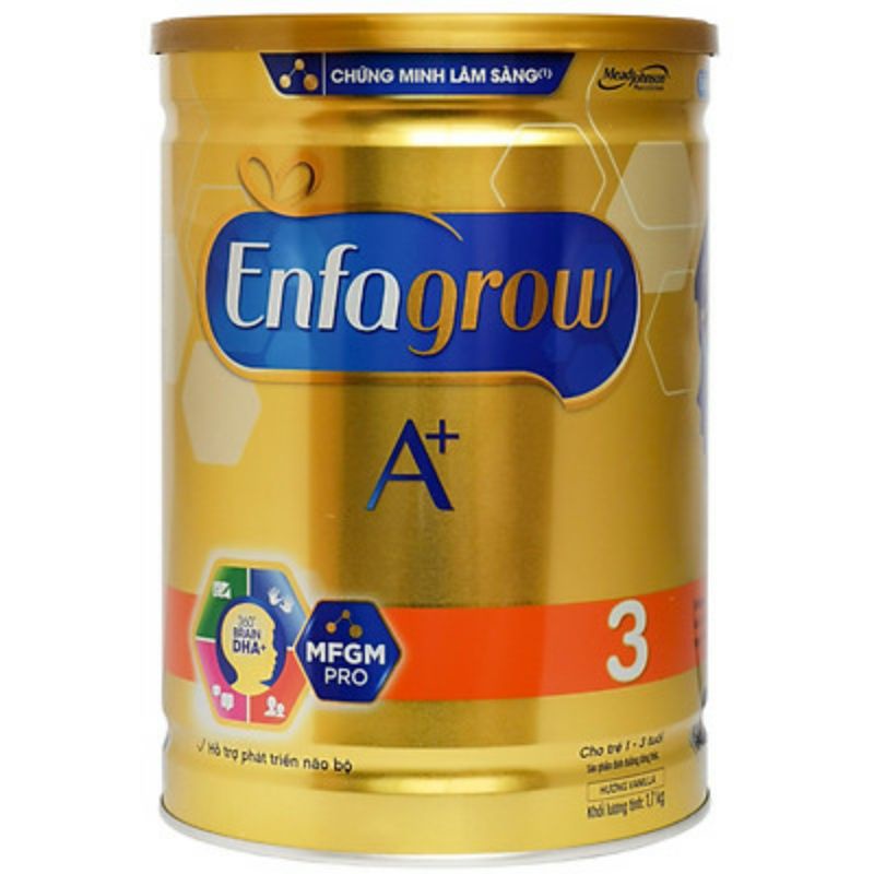 Sữa bột Enfagrow A+ 3 1700g (date mới, cho trẻ từ 1 - 2 tuổi) - Đại lý sữa Minh Tâm