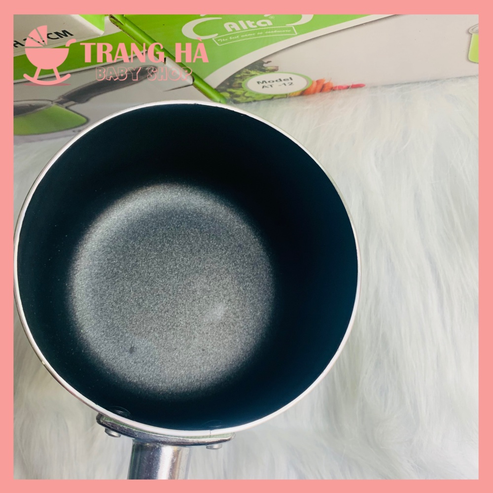 Nồi Quánh Bột Chống Dính Cho Bé, Nồi Nấu Cháo An Toàn Cho Bé Alta 12cm Chính Hãng Việt Nam