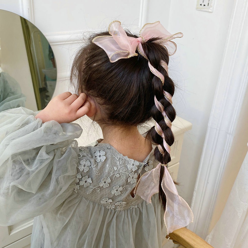 Kẹp Tóc Hình Nơ Xinh Xắn Phong Cách Hàn Quốc Cho Bé Gái
