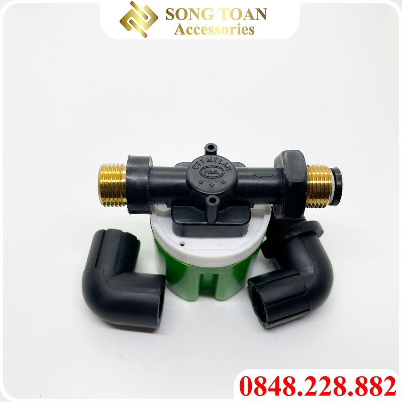 Van Phao Thông Minh Tự Động Ngắt Nước - Chất Liệu Nhựa + Ren 21 & 27 Đồng Thau - Phù Hợp Lắp Bồn & Chậu Chứa Nước