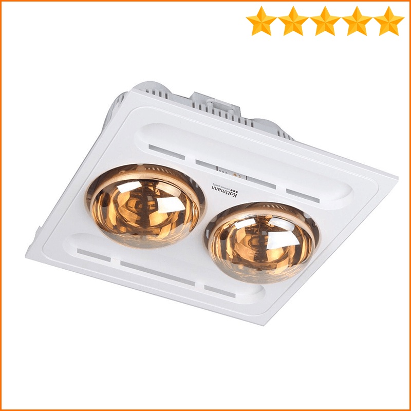 Đèn sưởi nhà tắm 2 bóng âm trần Kottmann K9S