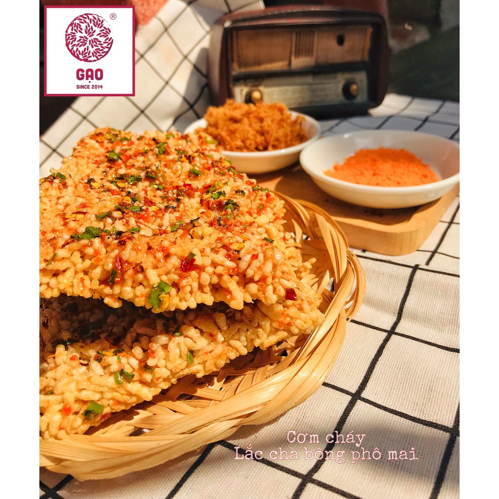 GẠO FOOD - CƠM CHÁY LẮC CHÀ BÔNG PHÔ MAI - 250G | BigBuy360 - bigbuy360.vn