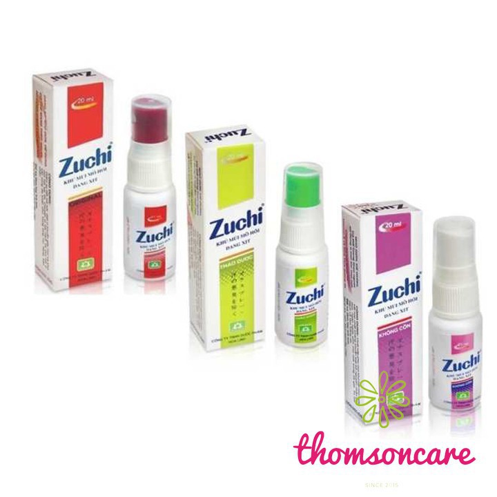 Zuchi xịt khử mùi hôi nách từ thảo dược