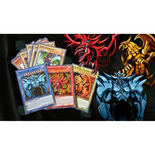 [Bài In] Bộ bài Yugioh - Combo 3 Vị Thần - God Pack + 15 lá