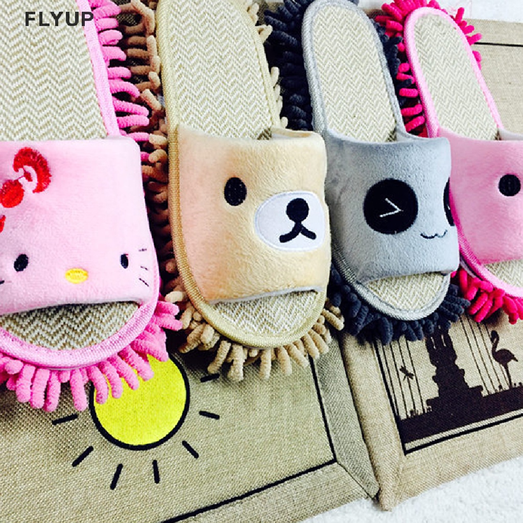 Dép lau nhà bằng sợi nhỏ hình chú chó hoạt hình dễ thương | BigBuy360 - bigbuy360.vn