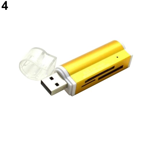 Đầu đọc thẻ nhớ USB 2.0 tốc độ cao hỗ trợ thẻ SD TF MMC SDHC