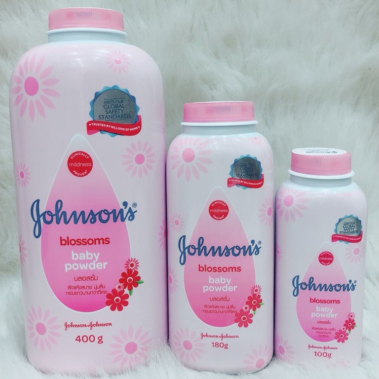 Phấn rôm trẻ em JOHNSON Blossoms Baby Powder 100g - 180g - 380g