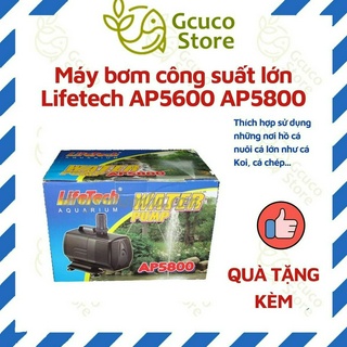 MÁY BƠM NƯỚC HỒ CÁ CÔNG SUẤT LỚN LIFETECH AP5600 AP5800