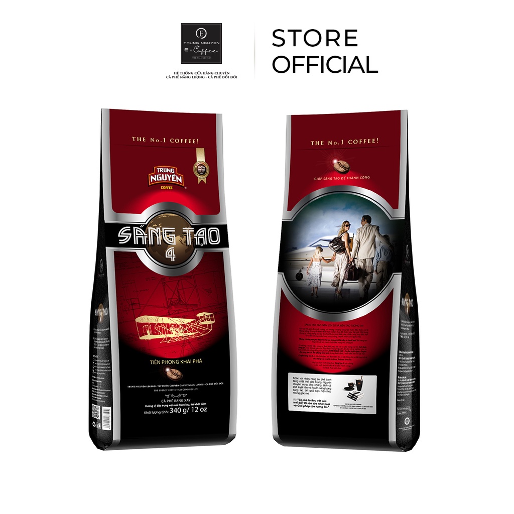 Combo 2 Bịch Cà phê Rang Xay Sáng Tạo 4 340gr - Trung Nguyên Legend