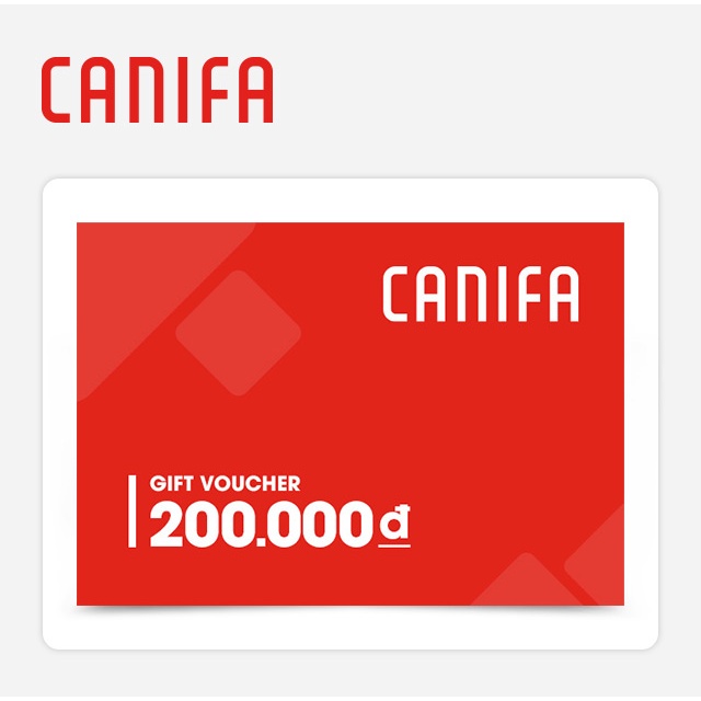 Toàn quốc [Voucher] Phiếu quà tặng Canifa 200k