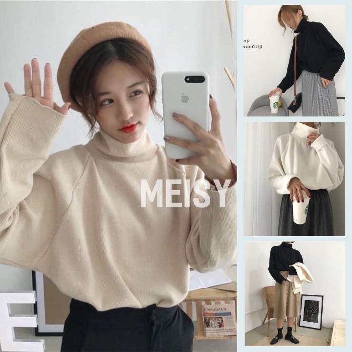 ÁO LEN CỔ CAO- THỜI TRANG THU ĐÔNG (MEISY) - HÀNG MỚI VỀ