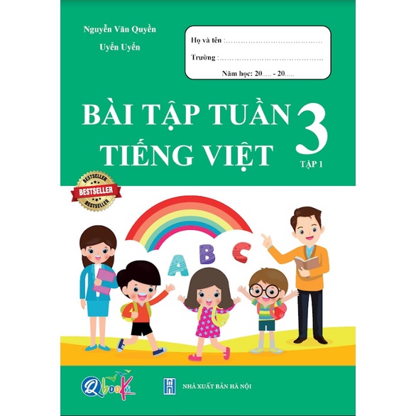 Sách - Lớp 3 tập 1 Combo Bài tập Tuần và Đề kiểm tra môn Toán + Tiếng Việt+Tiếng Anh 3 tập 1 (theo chương trình mới)