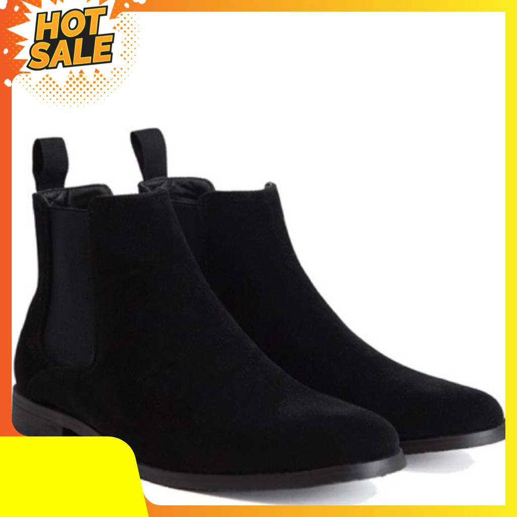 [Giày boot🎁FREESHIP🎁Giày Chelsea boot da lộn HỘP, bảo hành 6 tháng, HÀNG CAO CẤP -ah22