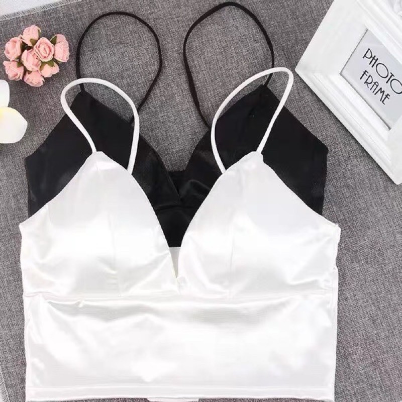 Áo Bra Satin Kèm Mod Ngực Hàng Loại 1 A27
