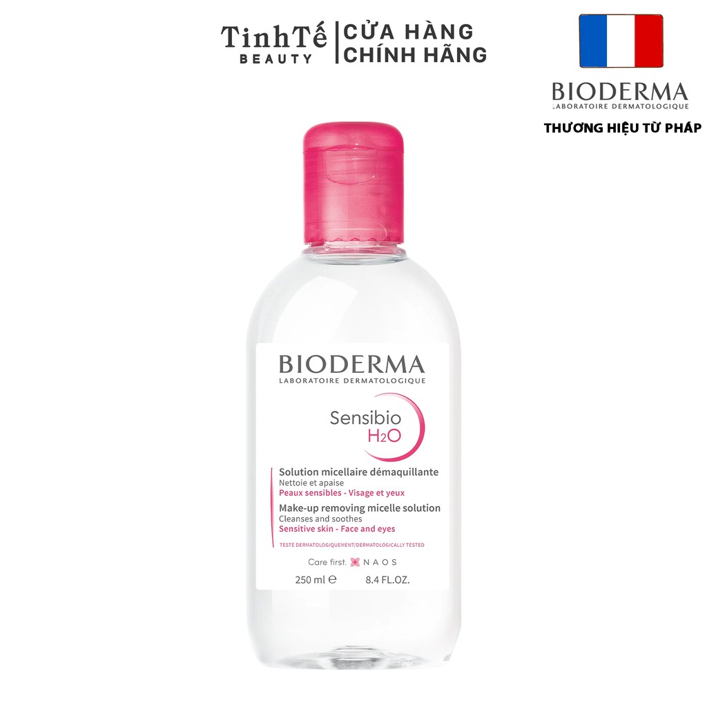 Dung dịch làm sạch và tẩy trang Micellar Bioderma Sensibio H2O 250ml