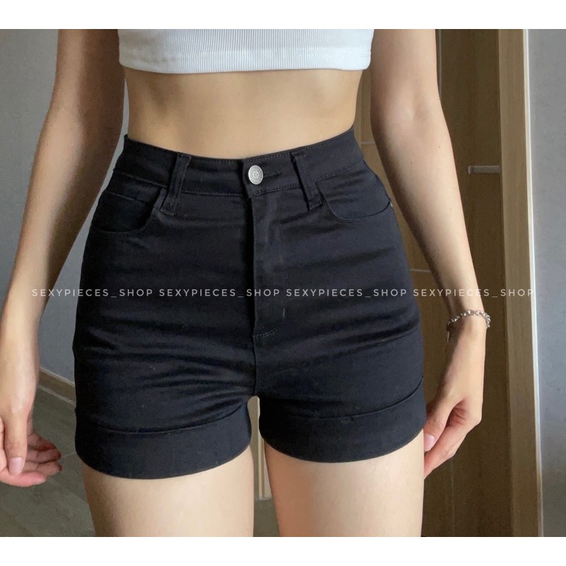 ✅Ảnh thật 100%-Quần jean đùi cao cấp gấp line