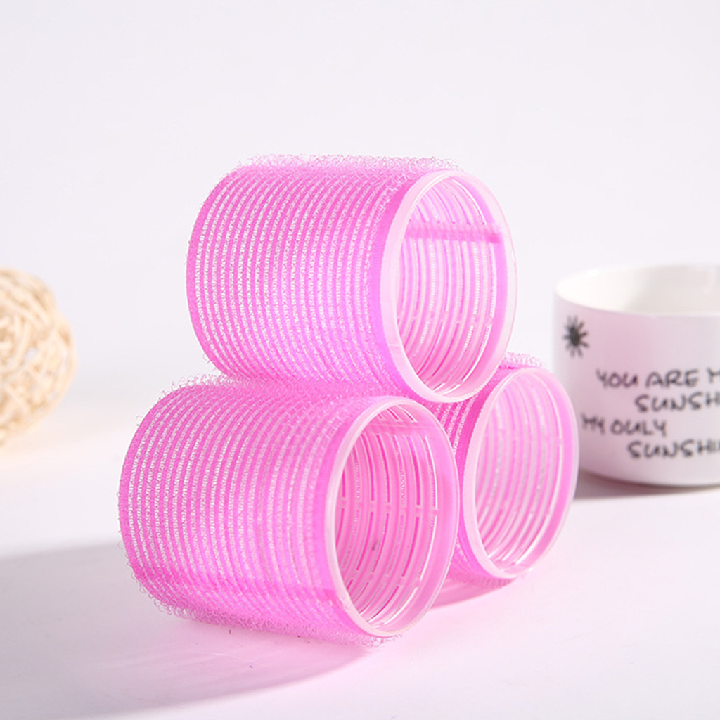 [Hàng mới về] Lô uốn tóc bằng nhựa PP tự nhiên không bị kẹt cho phụ nữ