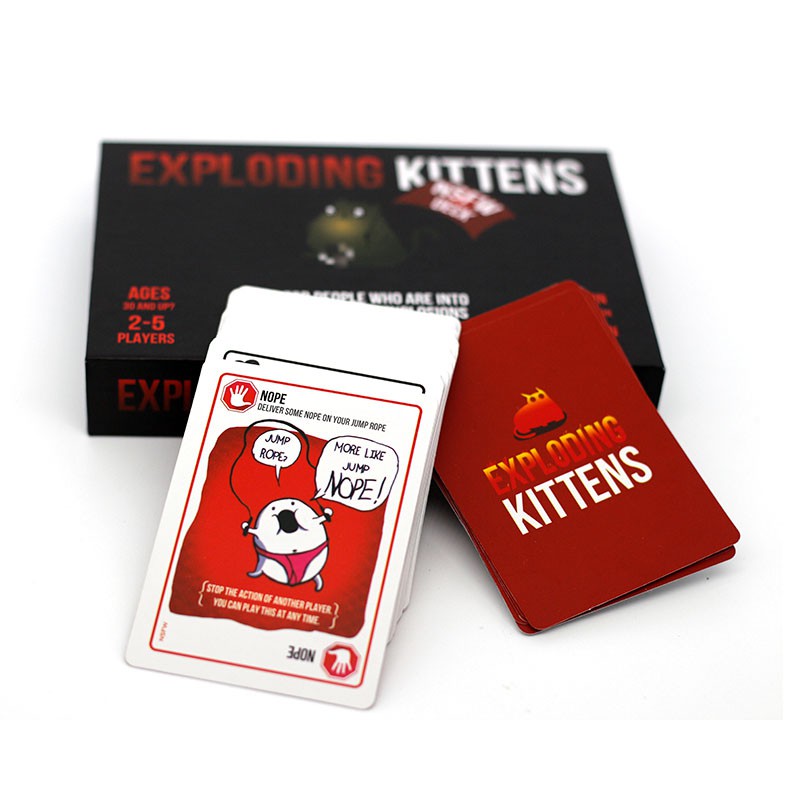 Bài mèo nổ cảm tử cơ bản Exploding Kittens - Mèo Nổ phiên bản 16+