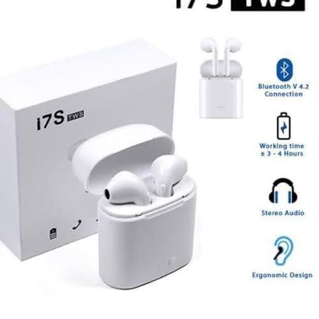 Tai Nghe Bluetooth Không Dây Hbq I7S Tws Kèm Hộp Sạc Ốp