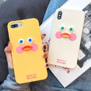 Ốp điện thoại hình vịt đáng yêu cho điện thoại Samsung Note 8 Note 9 S10 S10 Plus S9 S9 Plus S8 S8 Plus