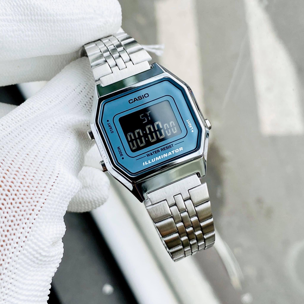 Đồng hồ điện tử nữ đẹp chính hãng Casio LA680WA Bảo hành 1 năm Hyma watch