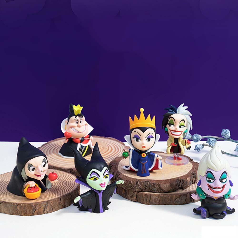 Set 6 Mô Hình Nhân Vật Phim Hoạt Hình Evil Queen Maleficent Ursula