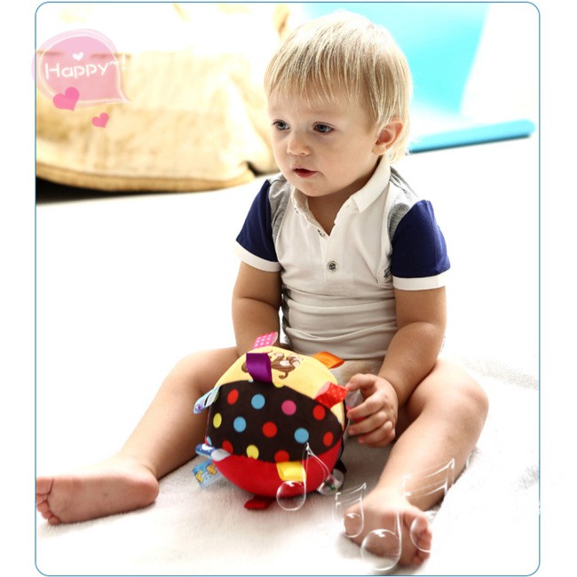 Baby Ball Plush Ball Toy Super soft comfort ball Help Motor Grasp to Skills Develop Bumps Easy