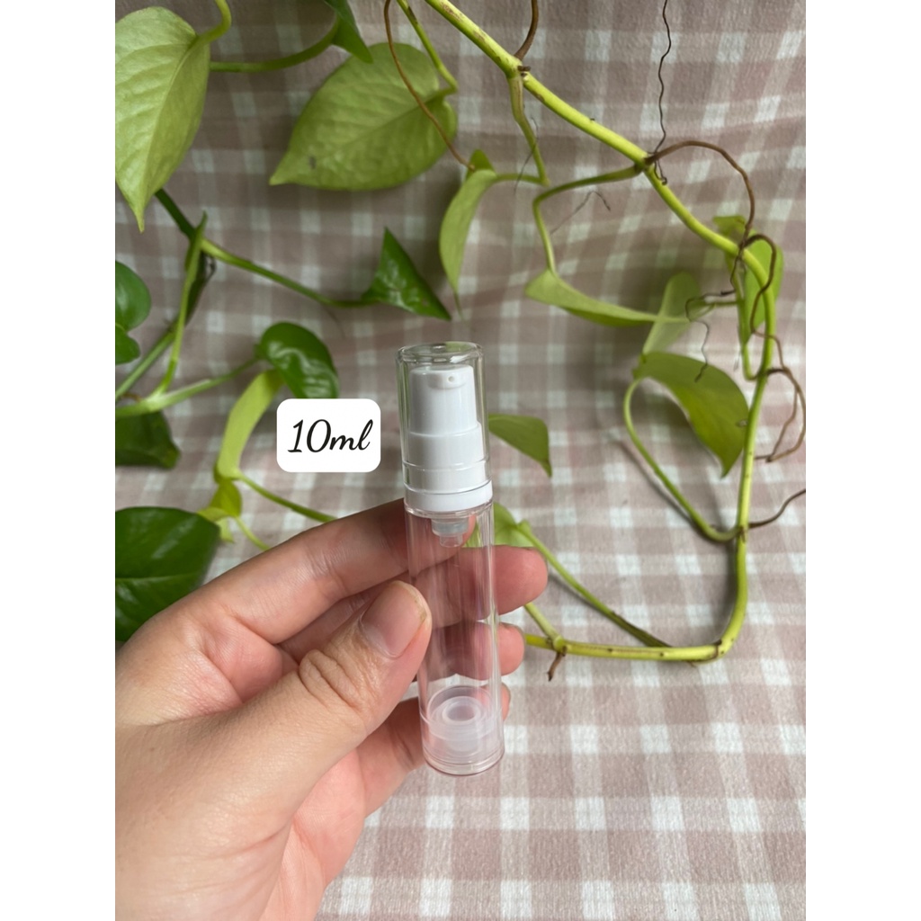 CHAi XỊT GIỌT HÚT Chân KHÔNG 5ML/10ML/15ML/30ML/50ML/100ML Chiết Mỹ Phẩm - Chai Lọ Đựng Gel, Kem Chống Nắng, Sửa Rửa Mặt