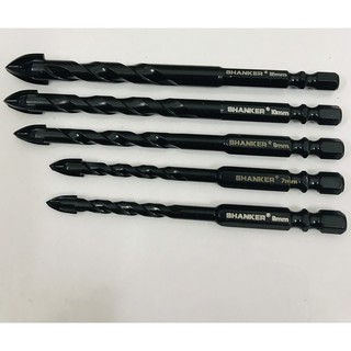 Mũi khoan đa năng cao cấp Shanker XỊN RẺ, khoan 4 chấu, 4 cạnh khoan tường khoan kính, khoan gạch khoan sắt khoan thép