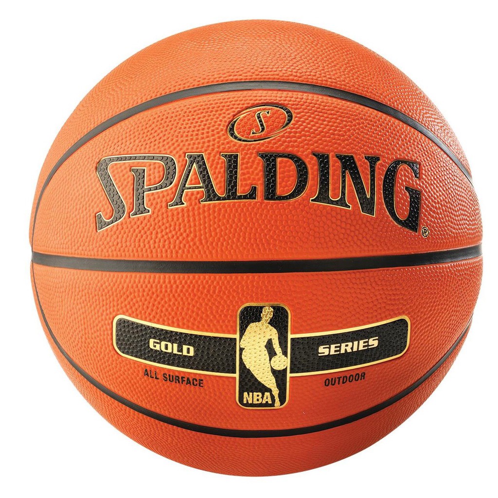 Bóng rổ Spalding NBA Gold Series All Surface Outdoor Size 7 phù hợp chơi ngoài trời trên mọi mặt sân